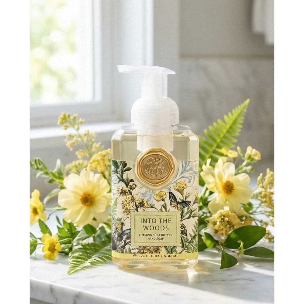 Michel Design Works Into The Woods Foaming Shea Butter‎ Hand Soap 17.8 fl oz NEW